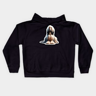 Afghan Hound Kids Hoodie